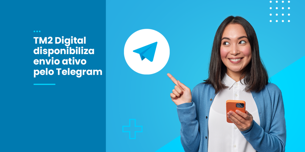 Plataforma de atendimento omnichannel TM2 Digital integrado com Telegram