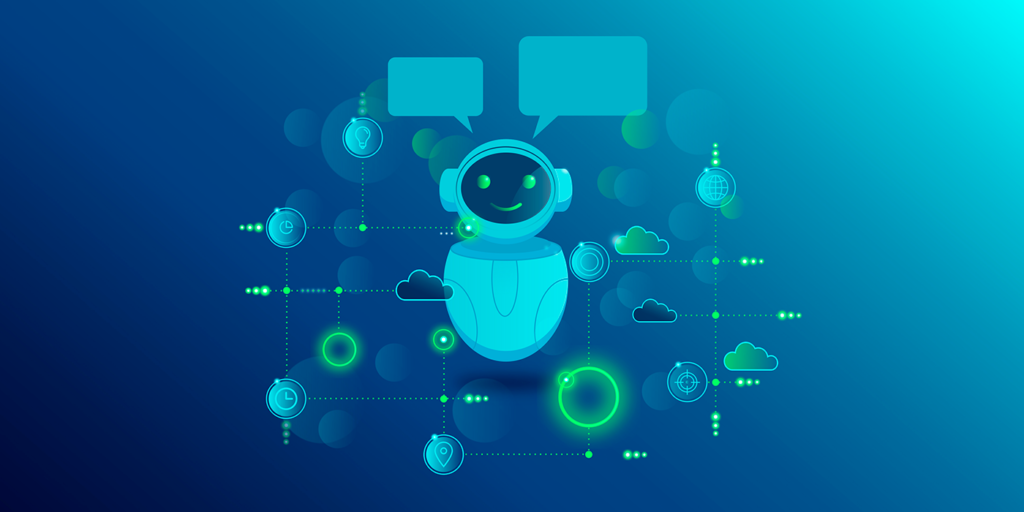 Ilustração de chatbot
