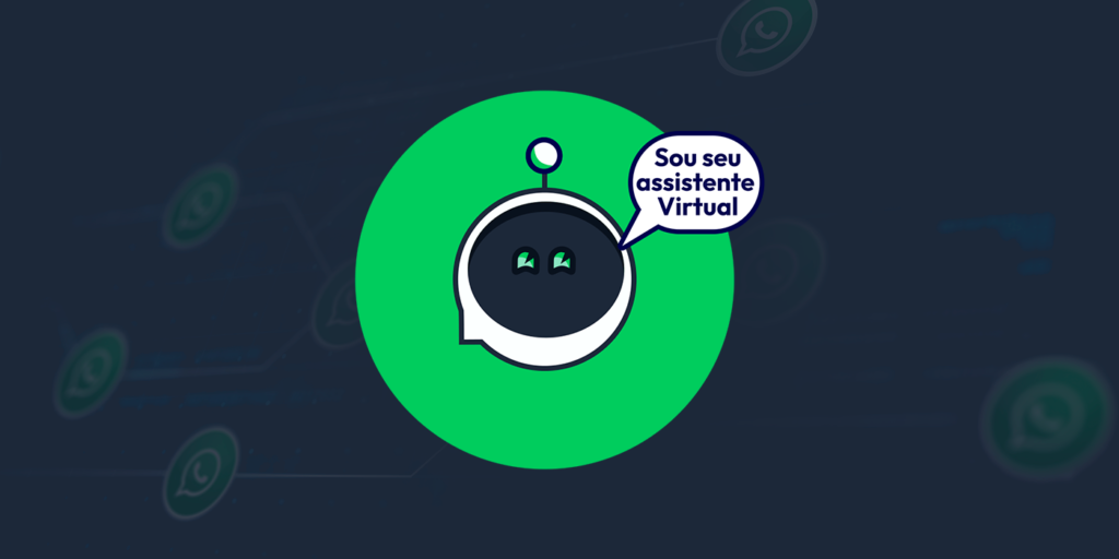 Ilustração de chatbot WhatsApp